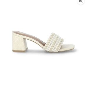 Madden NYC Raffia Heel sandals 8 NWT